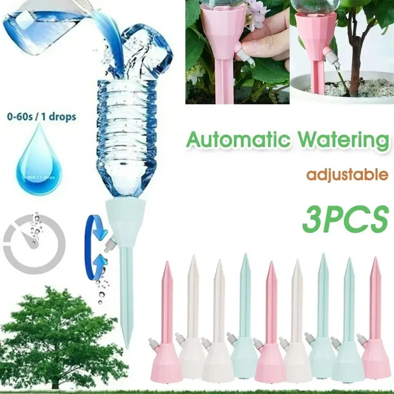 3Pcs Adjustable Drip Irrigatio - Self Watering Insert บทวิจารณ์และราคา