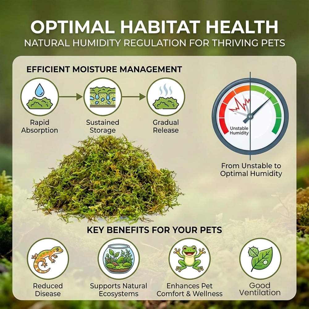 Sphagnum Moss for Reptiles - G - Sphagnum Moss Dry บทวิจารณ์และราคา