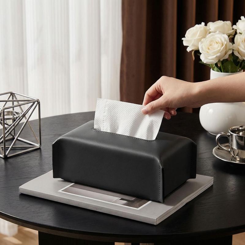 [C] Luxury Tissue Box Leather  - Agar Tissue Culture บทวิจารณ์และราคา
