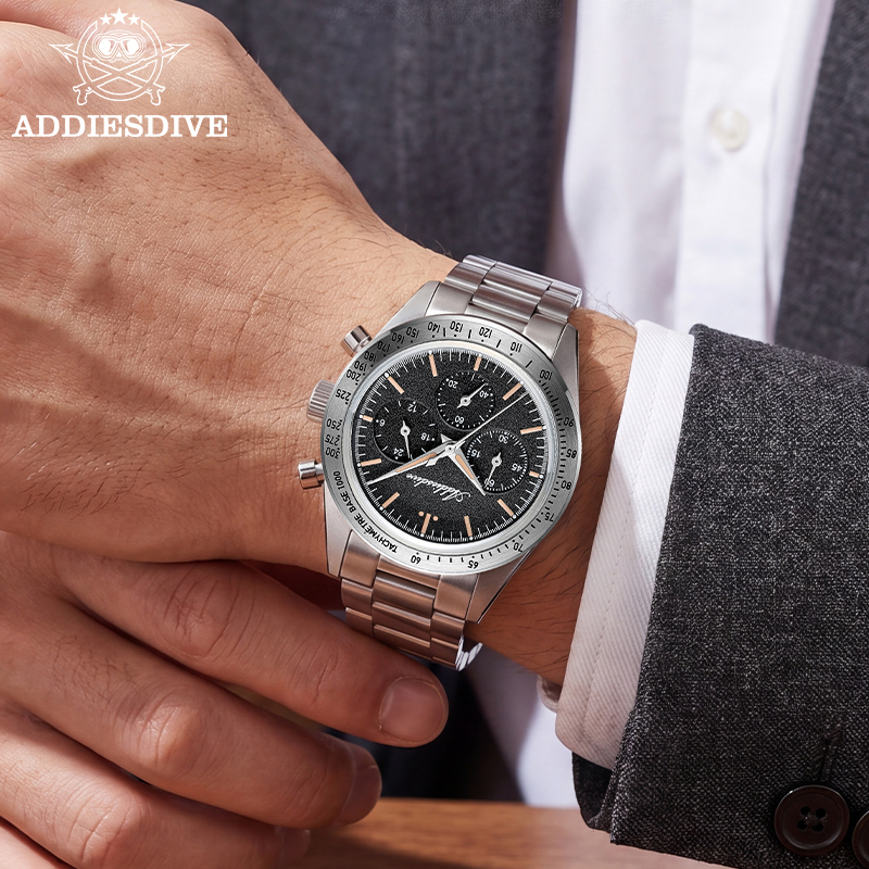 ADDIESDIVE 0S20 Chronograph Qu - Plastic Dome Clear บทวิจารณ์และราคา