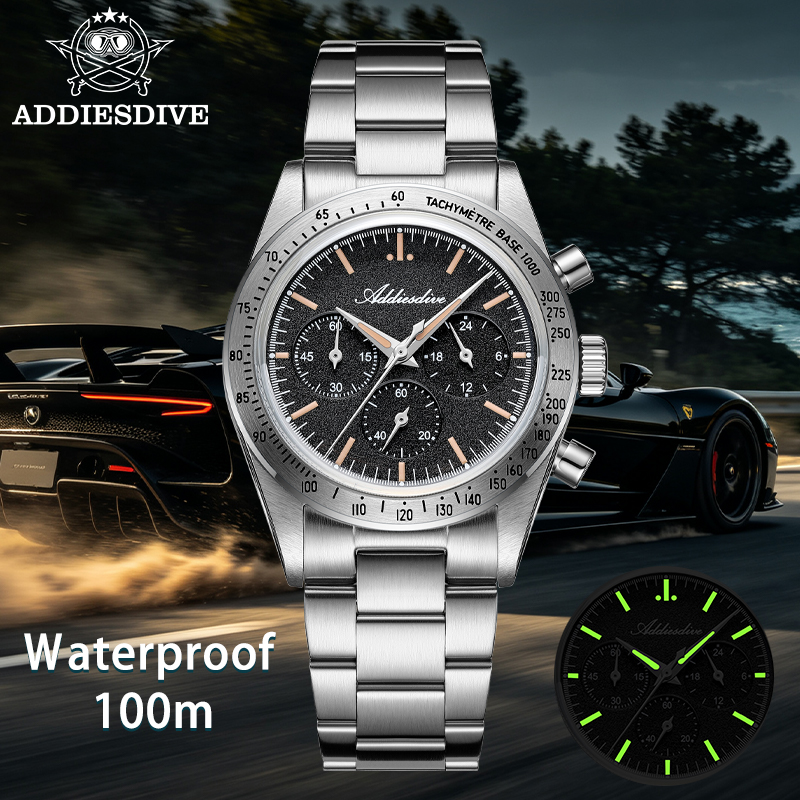 ADDIESDIVE 0S20 Chronograph Qu - Plastic Dome Clear บทวิจารณ์และราคา