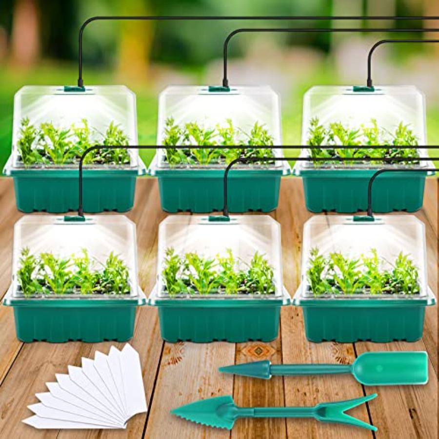 Seed Starter Tray with Light,  - Humidity Dome Kit บทวิจารณ์และราคา