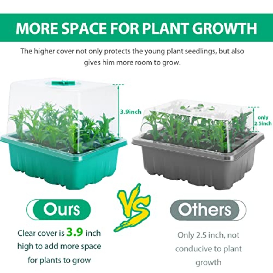 Seed Starter Tray with Light,  - Humidity Dome Kit บทวิจารณ์และราคา