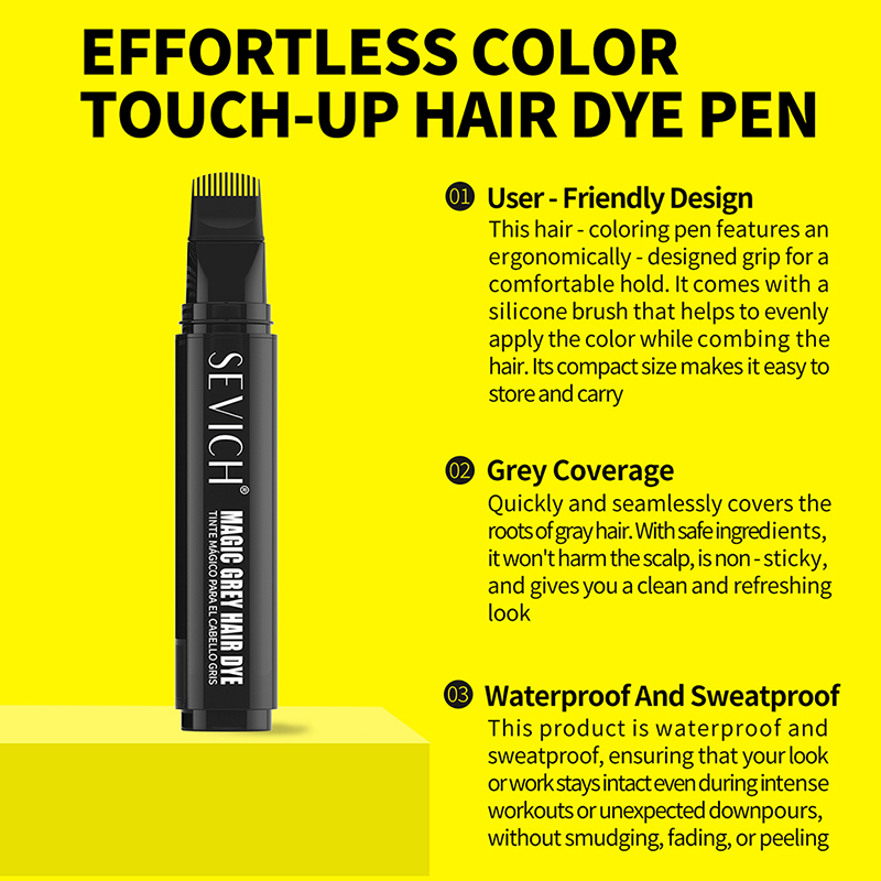 Temporary Hair Dye Pen Comb In - Root Stimulator Liquid บทวิจารณ์และราคา